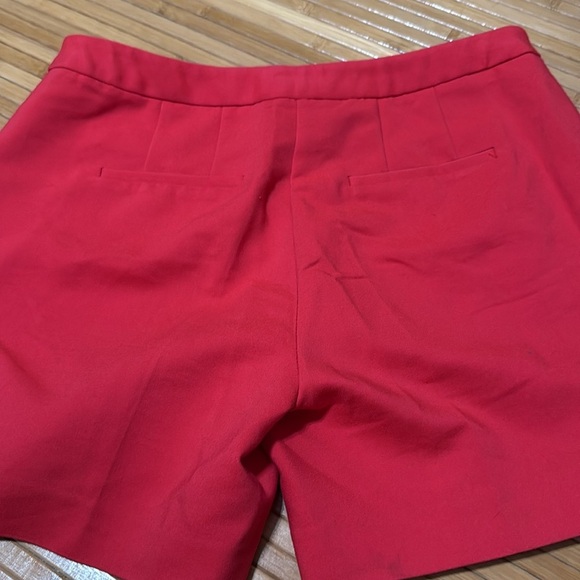 Zac & Rachel Red High Waist Shorts - Picture 3 of 5